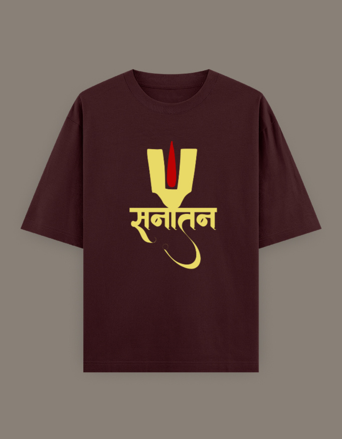 Oversized SANATAN Classic T-Shirt - Image 4